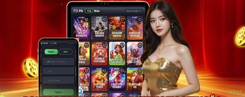 Comparação APP mobile vs versão web da 39bet